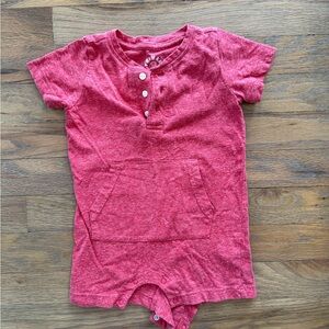 Primary Red Kids One Piece